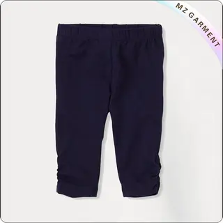 Navy Short Elastic Leggings
